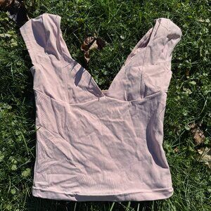 Fitted Cap Sleeve Top